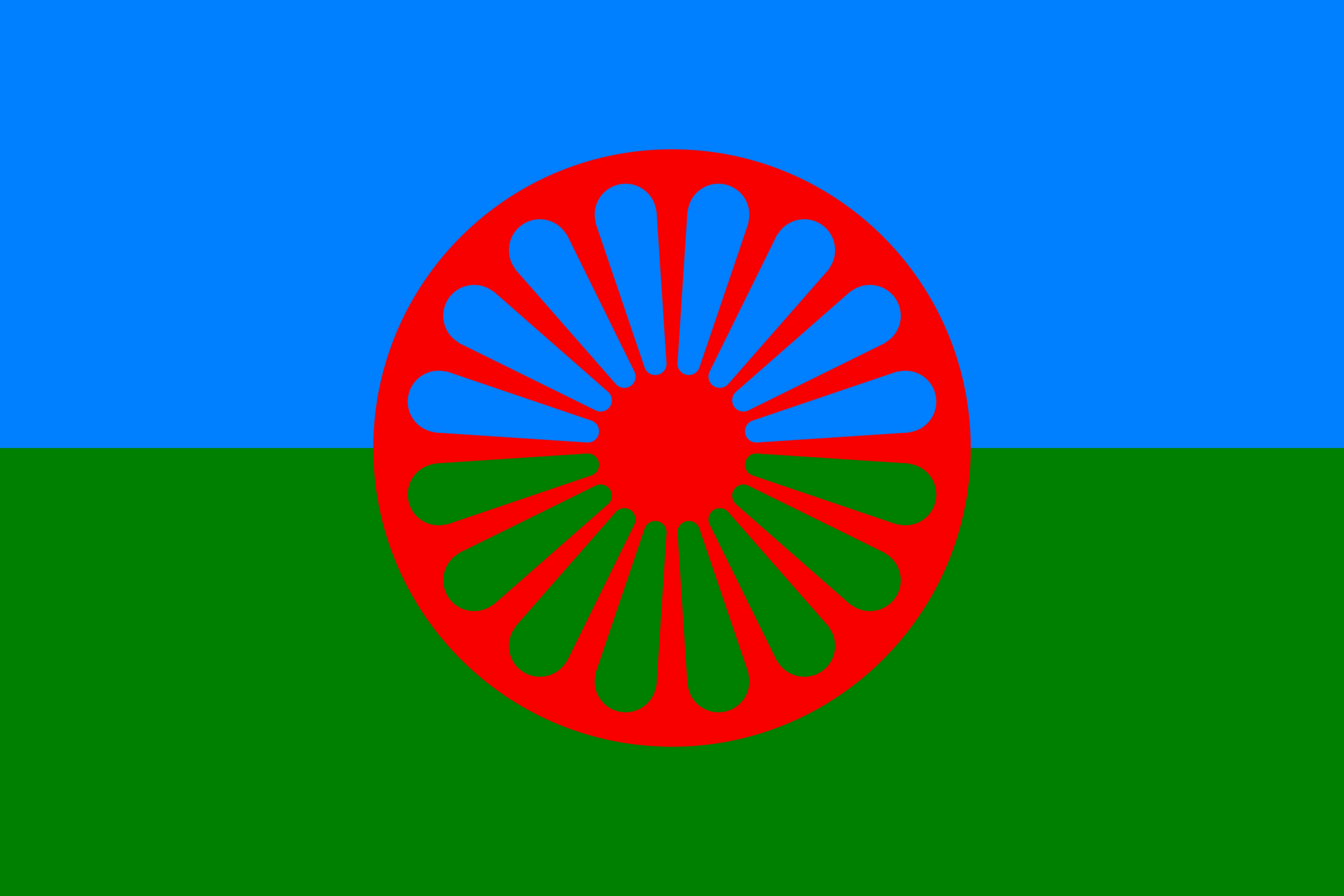 Flag of the Romani people